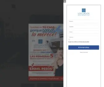 Residencialloslagos.com.mx(Casas residenciales en San Luis Potosí) Screenshot