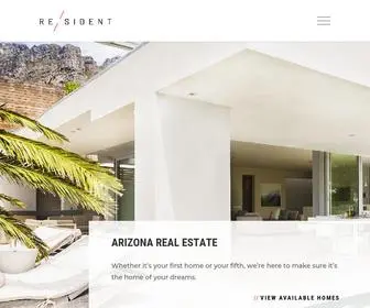 Residentaz.com(Best Arizona Real Estate) Screenshot