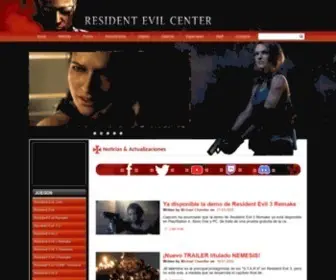 Residentevilcenter.net(Resident Evil Center) Screenshot