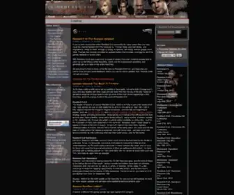 Residentevilfan.com(Resident Evil Fan) Screenshot