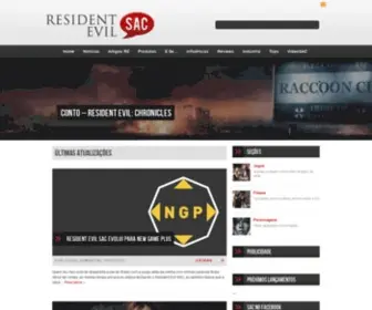 Residentevilsac.com.br(Resident Evil SAC) Screenshot