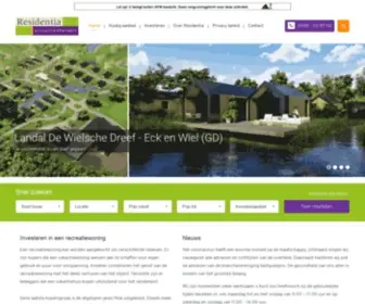 Residentia.nl(Bekijk ons aanbod vakantiehuizen in Ned. en Dld) Screenshot