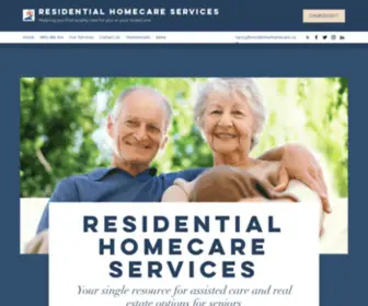 Residentialhomecare.info(Residential Homecare Services) Screenshot