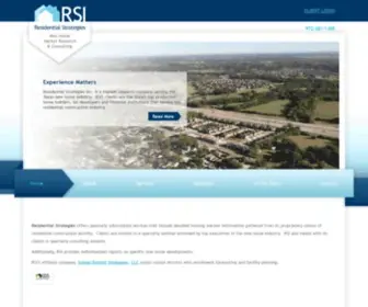 Residentialstrategies.com(New Home Market Research & Consulting) Screenshot