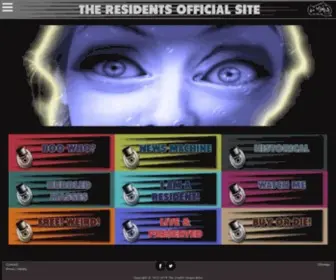 Residents.com(The Residents Official Site) Screenshot