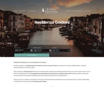 Residenzagoldoni.com(Hotel Residenza Goldoni Venice hotel) Screenshot