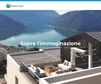 Residenzalugia.ch(Appartamenti vista lago Lugano) Screenshot