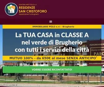 Residenzesancristoforo.com(Appartamenti classe A in vendita a Brugherio Monza e BrianzaResidenze San Cristoforo) Screenshot