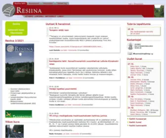 Resiinalehti.fi(Resiina) Screenshot