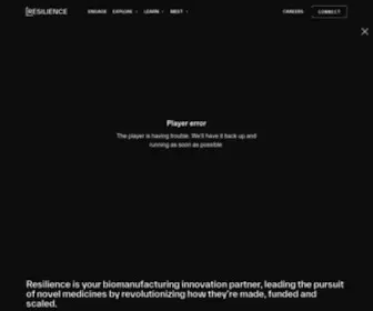 Resilience.com(Resilience) Screenshot
