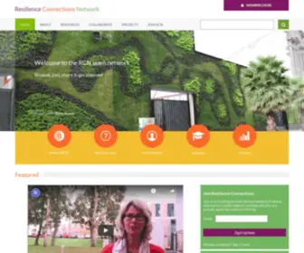 Resilienceconnections.org(Resilience Connections Network) Screenshot