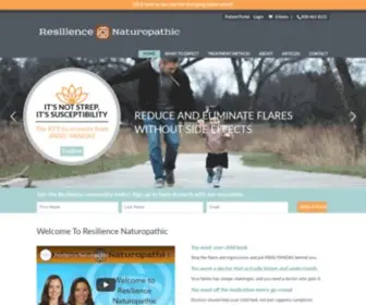 Resiliencenaturopathic.com(Resilience Naturopathic) Screenshot