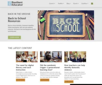 Resilienteducator.com(Resilient Educator) Screenshot