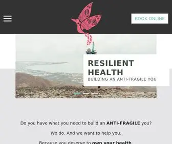 Resilienthealth.co(Resilient Health) Screenshot