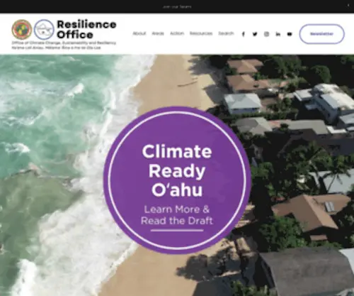 Resilientoahu.org(Resilience Office) Screenshot