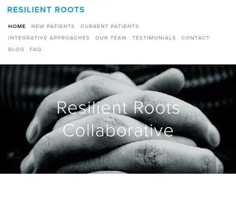 ResilientrootsfXmed.com(Resilient Roots) Screenshot