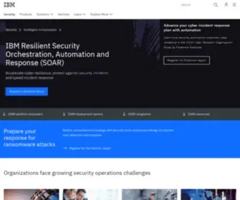 Resilientsystems.com(SOAR Tool) Screenshot