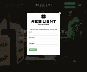 Resilienttraininglab.com(Resilient Training Lab) Screenshot