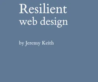 Resilientwebdesign.com(Resilient Web Design) Screenshot