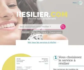 Resilier.com(Résiliation) Screenshot