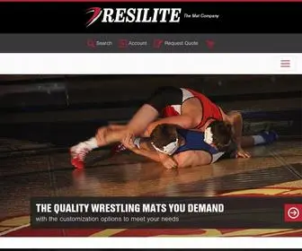 Resilite.com(Training Mats & Protective Pads) Screenshot