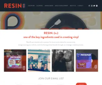Resin8Music.com(Resin8Music) Screenshot