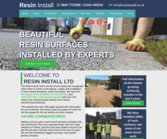 Resininstall.co.uk(RESIN) Screenshot