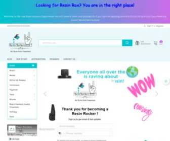 Resinrox.com(Shop for epoxy and UV resin) Screenshot