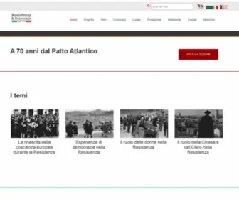 Resistenzaedemocrazia.it(Fonti sulla Resistenza e la Guerra di Liberazione) Screenshot