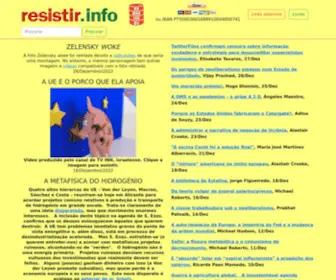 Resistir.info(Resistir info) Screenshot