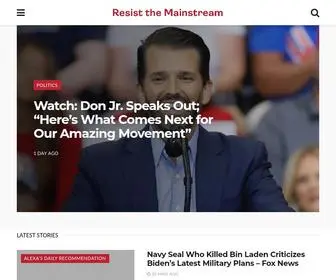 Resistthemainstream.co(Resist the Mainstream) Screenshot