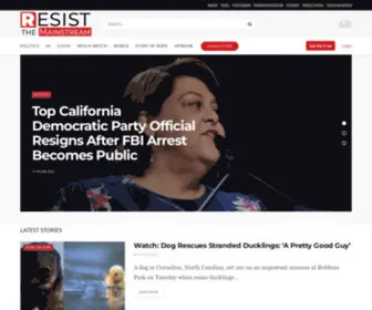 Resistthemainstream.com(Resist the Mainstream) Screenshot