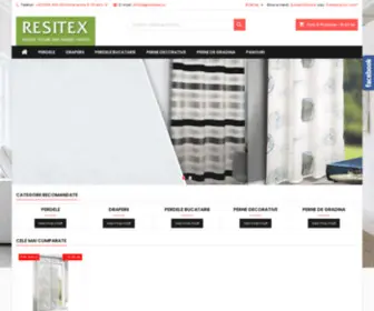 Resitex.ro(Producator de perdele) Screenshot