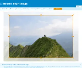 Resizeyourimage.com(Resize your image or photo online) Screenshot