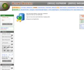 Resmiihaleler.com(Resmi İhaleler) Screenshot