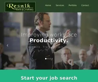 Resnikhr.com(World Of Consultancy) Screenshot