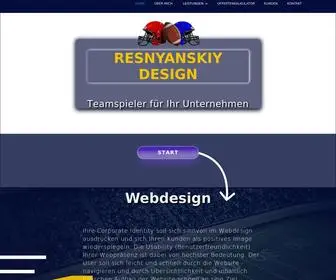 Resnyanskiy.net(Webdesign) Screenshot