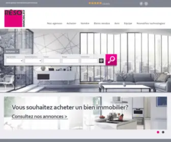 Reso74.com(Avec Réso immobilier) Screenshot