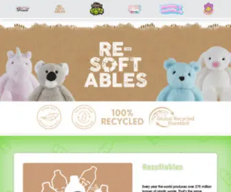 Resoftables.com(Your new soft 'n' cuddly plush friends) Screenshot