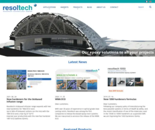 Resoltech.com(Resoltech) Screenshot