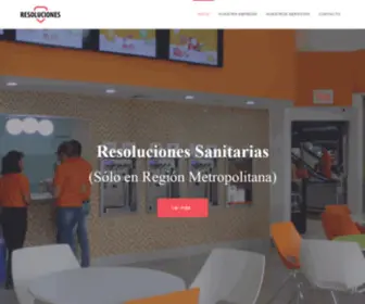 Resoluciones.cl(Resoluciones sanitarias) Screenshot