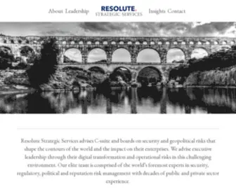 Resolutestrategicservices.com(Resolute Strategic Services) Screenshot