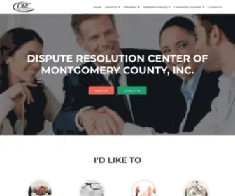 Resolution-Center.org(Dispute Resolution Center of Montgomery County Inc) Screenshot