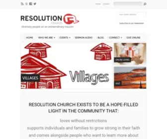 Resolutionchurch.org(Resolutionchurch) Screenshot