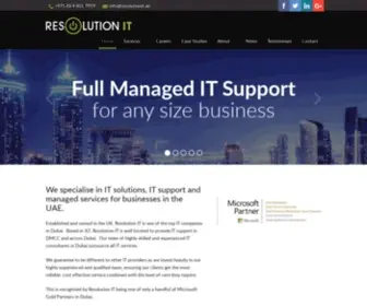 Resolutionit.ae(Resolution IT Dubai) Screenshot