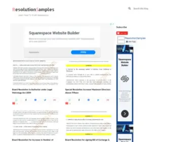 Resolutionsamples.com(ResolutionSamples) Screenshot