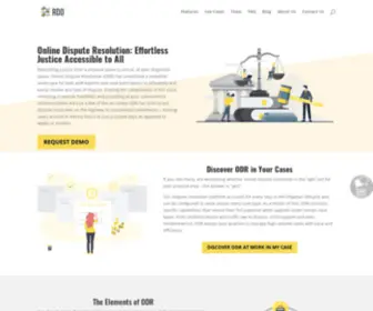 Resolvedisputes.com(Making Justice Effortless and Accessible with Online Dispute Resolution) Screenshot