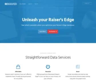 Resolvedllc.com(RESOLVED LLC) Screenshot
