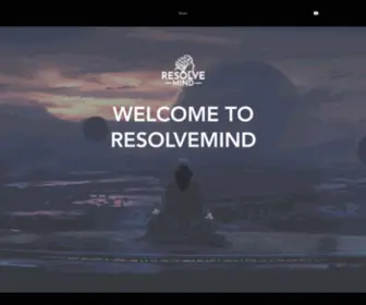 Resolvemind.com(Meine Website) Screenshot