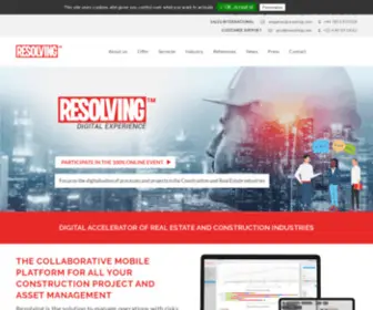 Resolving.com(Resolving red) Screenshot